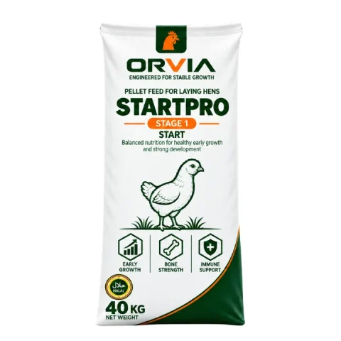Мешок комбикорма ORVIA для кур-несушек Старт, 40 кг