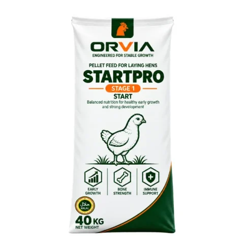 Мешок комбикорма ORVIA для кур-несушек, 40 кг